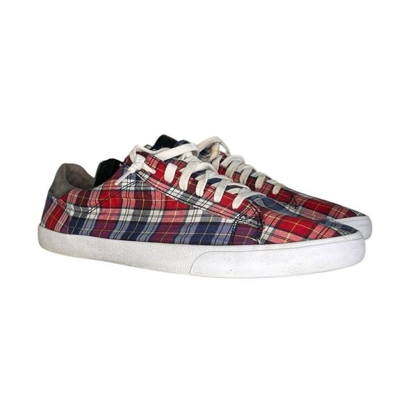 Cole Haan Trafton Club Court Mens Plaid Canvas Sneaker Size 12 - Picture 3 of 6